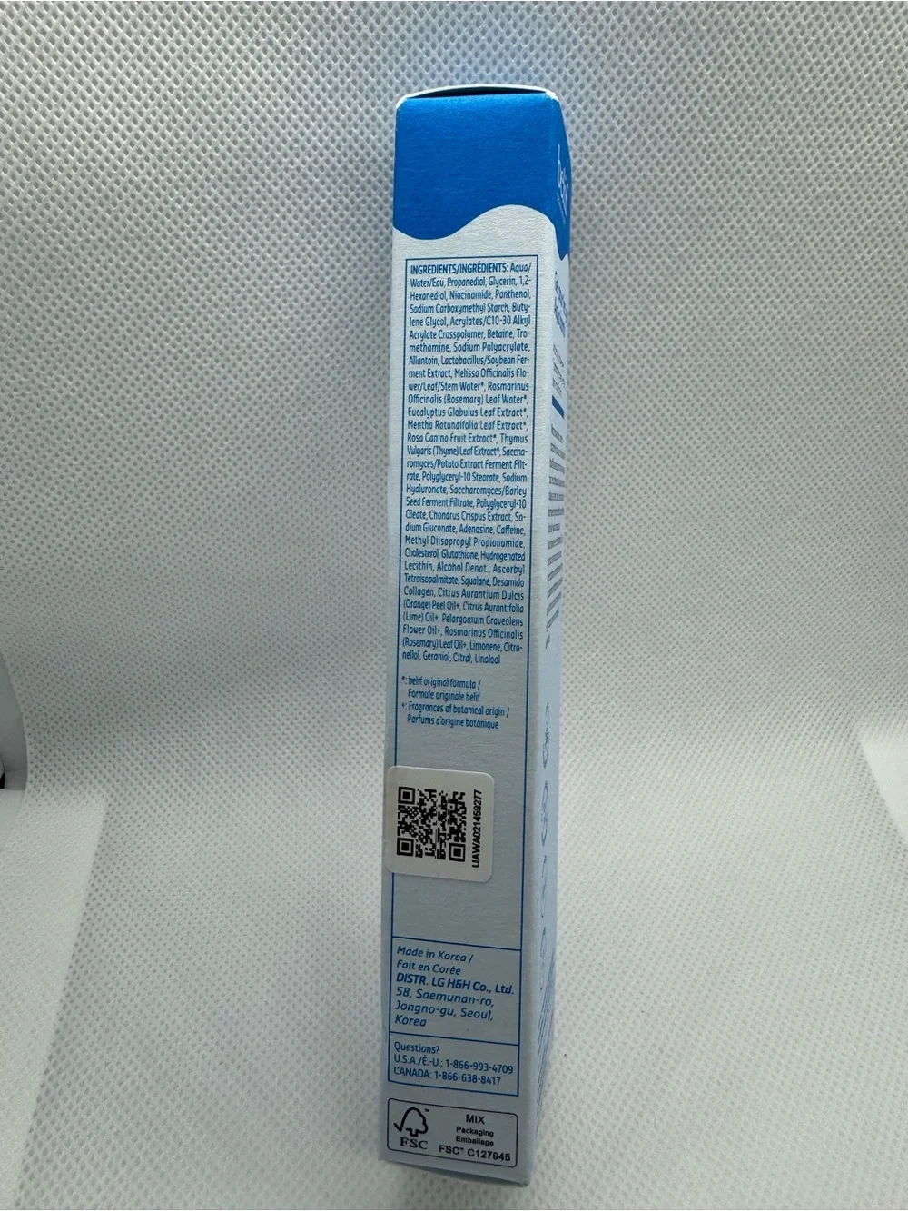 belif Aqua Bomb Depuffing Eye Gel – Blue